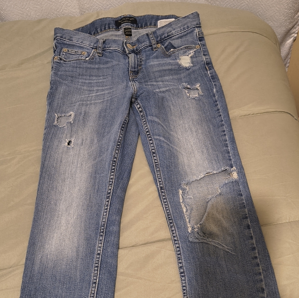 Distressed Blue Women's Jeans. Size 00 Short. Will Bundle.